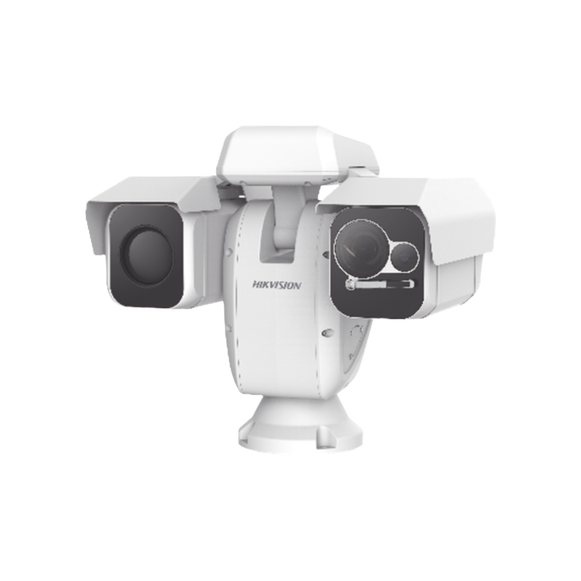 DS-2TD6267-100C4L/WY|PTZ Punta de Poste IP Dual / Lente Térmico 100 mm (640 X 512) / Lente Óptico 56X Zoom (4 MP) / 800 mts IR Laser / 24 VCA / IP66 / Recubrimiento Anticorrosivo